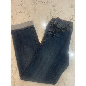 Janie and Jack Jeans with Gray Cotton Cuff
